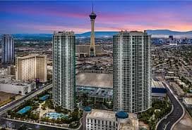 Las Vegas Strip skyline views near Turnberry Place